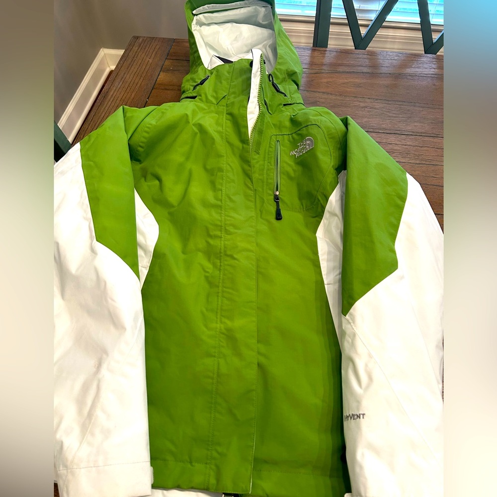 North face rain coat
